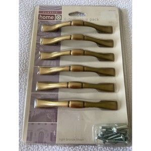 Target Classic Home Drawer Pulls Light Bronze Finish Pack of 6 NEW